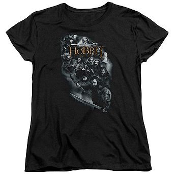 The Hobbit Cast Of Characters Short Sleeve Womens T-shirt