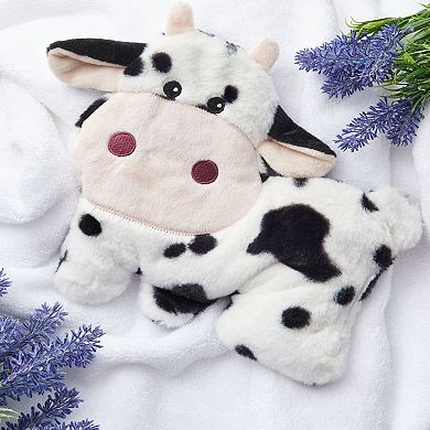 Cow Plush Heating Pad, Microwavable Stuffed Animal (lavender Scented)