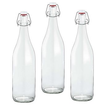 Le Parfait Bottles French Glass Swing Top Bottles For Storing Fermenting Beverages 32 Fl Oz
