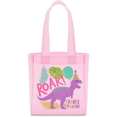 24 Pcs Small Party Goodie Bags Gift Canvas Tote For Kids Birthday, 8.5x 6.8x2"