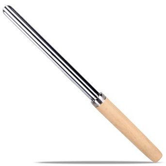 Alpine Cuisine Stainless Steel Corer 9-inch With Wood Handle, Kitchen Tools Suitable For Fruits