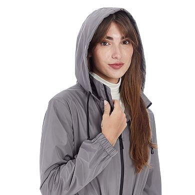 Women's Nine West Modern Lightweight Rain Jacket