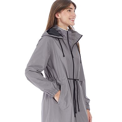 Women's Nine West Modern Lightweight Rain Jacket