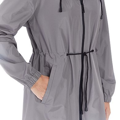 Women's Nine West Modern Lightweight Rain Jacket