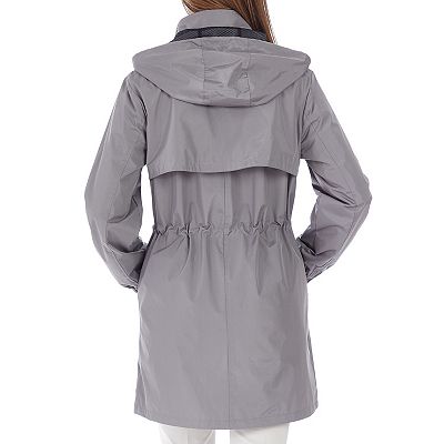 Women's Nine West Modern Lightweight Rain Jacket