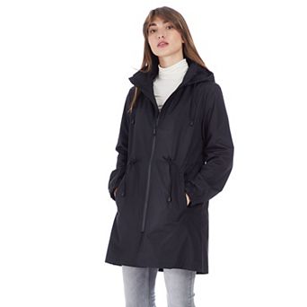 Women's Nine West Modern Lightweight Rain Jacket