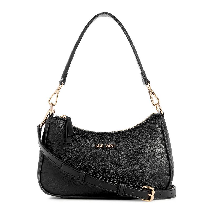 Nine West Kole Convertible Shoulder Crossbody Bag, Black