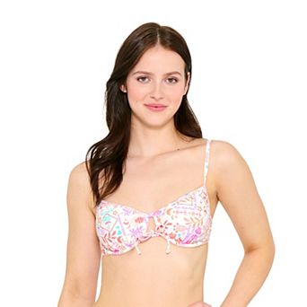 Juniors' Ninety-Nine° Underwire Bra Swim Top
