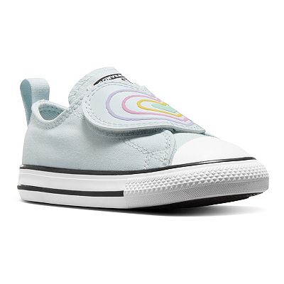 Converse Chuck Taylor All Star EasyOn Happy Hearts Toddler Girls Shoes Blue Size 8