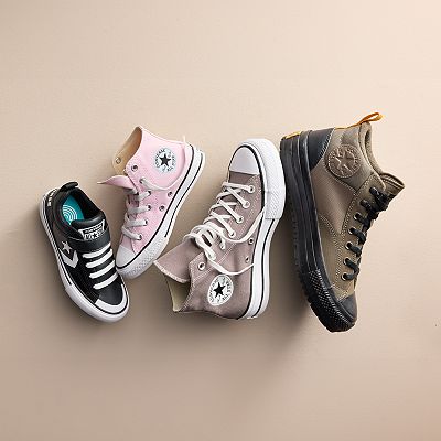 Converse Pro Blaze Little Kid Boys Leather Strap Shoes