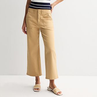 Women's Draper James Flat Front Wide Leg Pants