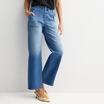 Women's Draper James Flat Front Wide Leg Pants