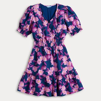 Women's Draper James Puff Sleeve Fit & Flare Mini Dress