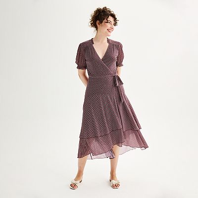 Women's Draper James Puff Sleeve Wrap Dress