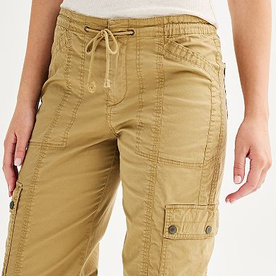 Juniors' UNIONBAY Stretch Twill Straight Leg Cargo Pants