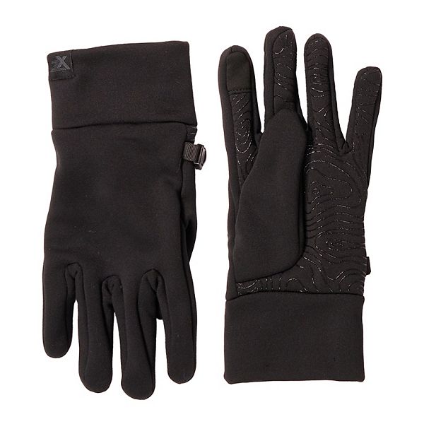 Boys ZeroXposur Blaze Knit Gloves - Black (L-XL)