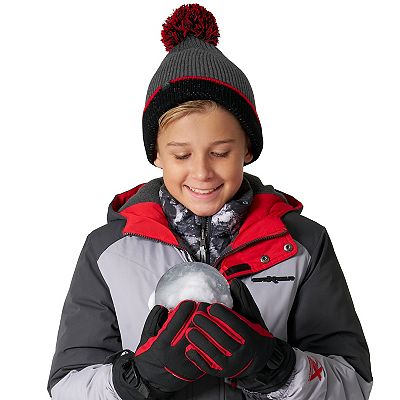 Boys 8-20 ZeroXposur Coldfront Cuffed Beanie & Winter Gloves Set