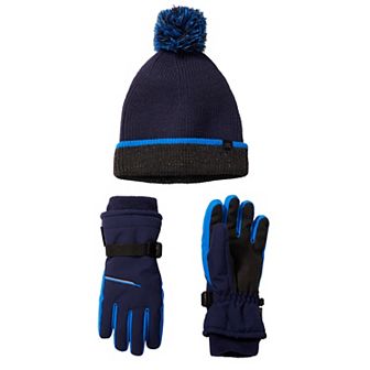Boys 8-20 ZeroXposur Coldfront Cuffed Beanie & Winter Gloves Set