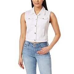 Kohls white denim jacket hot sale