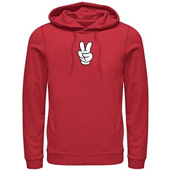 Disney's Mickey Classic Peace Hand Men's Graphic Hoodie