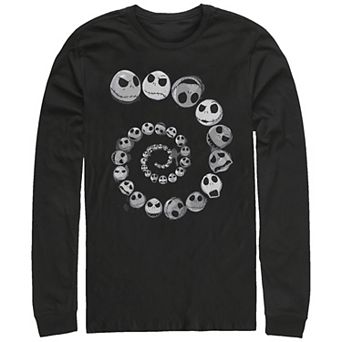 Disney's The Nightmare Before Christmas Jack Emotions Spiral Men's Graphic Tee