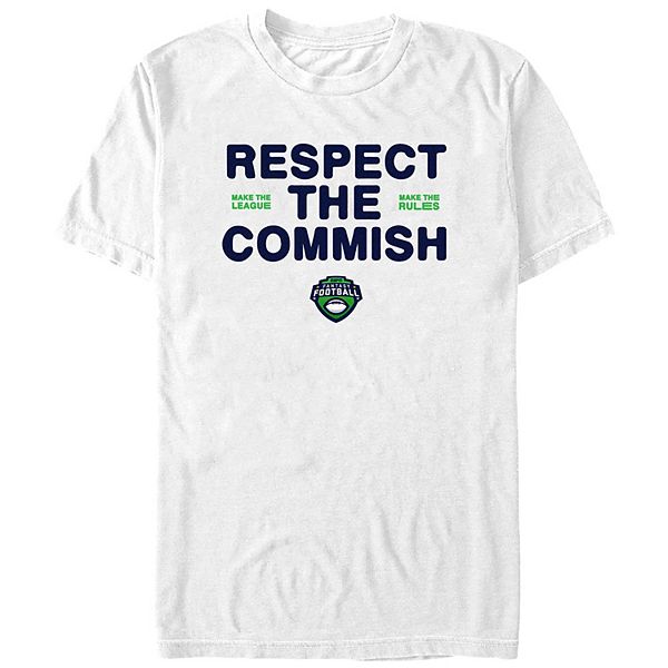 Men's ESPN Fantasy Football Respect The Commish Graphic Tee