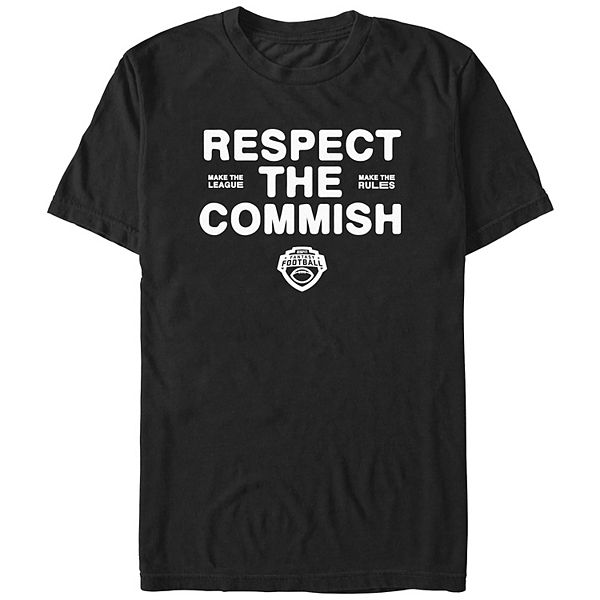 Men's ESPN Fantasy Football Respect The Commish Graphic Tee