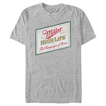 Men's Coors Light Miller High Life Label Graphic Tee