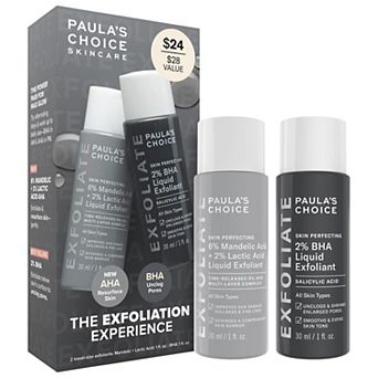 Paula's Choice The Exfoliation Experience Kit with 2% BHA + 6% Mandelic Acid AHA