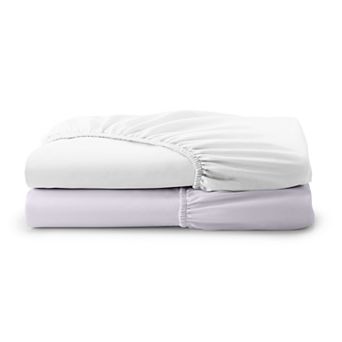 The Big One® 2-Pack Microfiber Twin XL Fitted Sheet Set