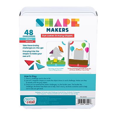Chuckle & Roar Shape Makers Magnetic Foam Tangrams Game