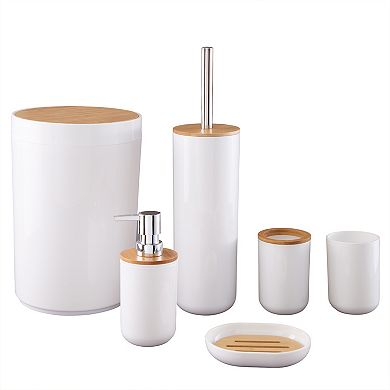 Home Complete 6-Piece Complete Bathroom Accessories Set