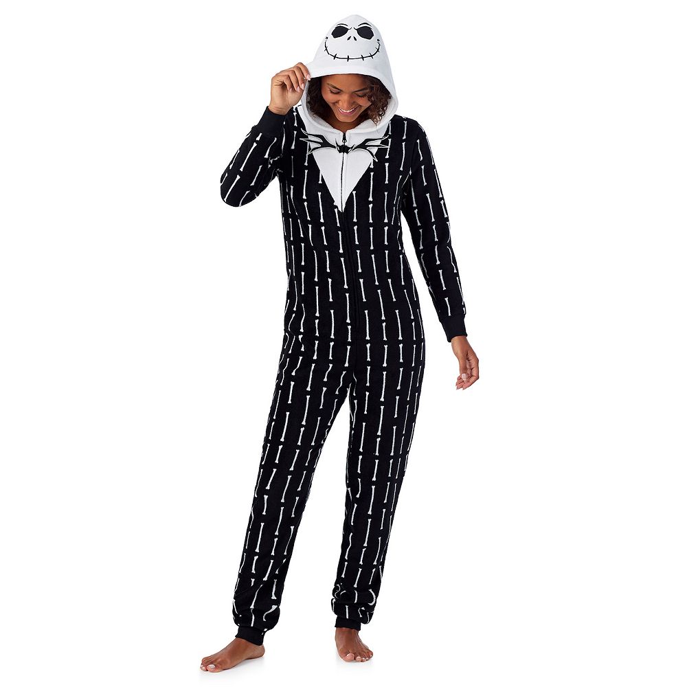 Disney's The Nightmare Before Christmas Jack Skellington Women's One-Piece  Pajamas