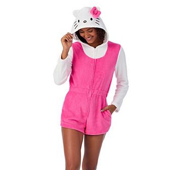 Women's Hello Kitty Romper Pajamas
