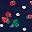 Navy Berry Dot