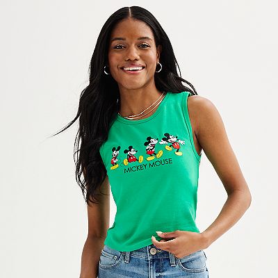Disney s Mickey Mouse Juniors Running Mickey Graphic Tank Top