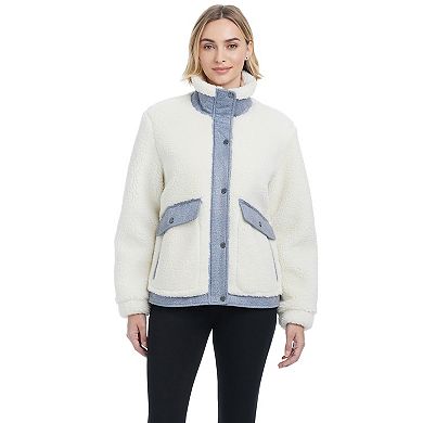 Women's Modern Supply by Sanctuary Sherpa Bomber Jacket