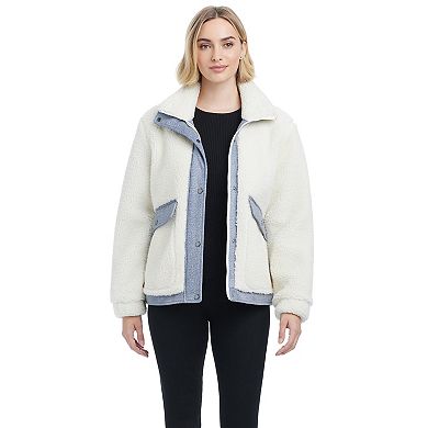 Women's Modern Supply by Sanctuary Sherpa Bomber Jacket