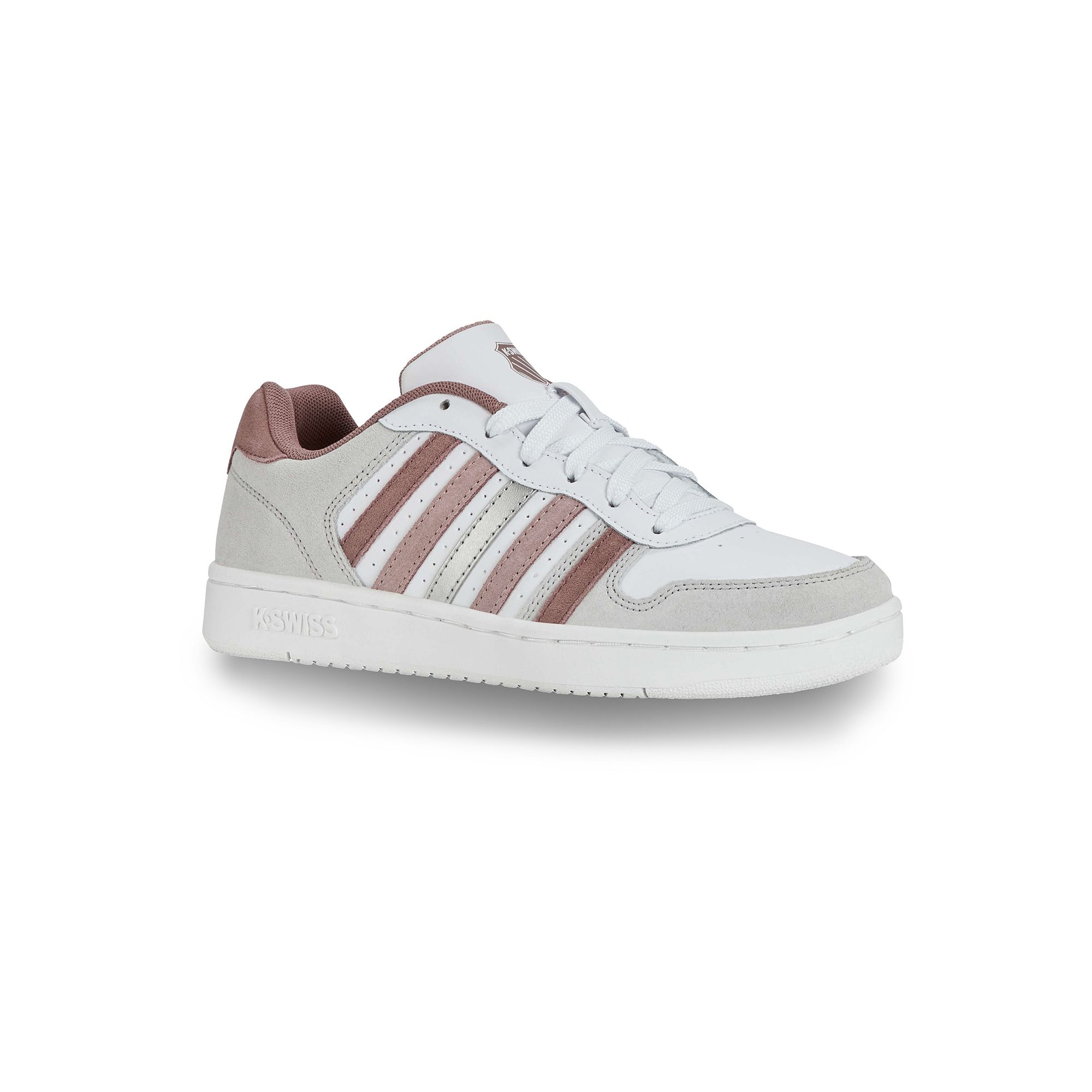 K-Swiss Court Palisades Womens Shoes, Size: 6, White Fawn