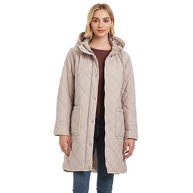 Women's Modern Supply by Sanctuary Long Quilted Jacket