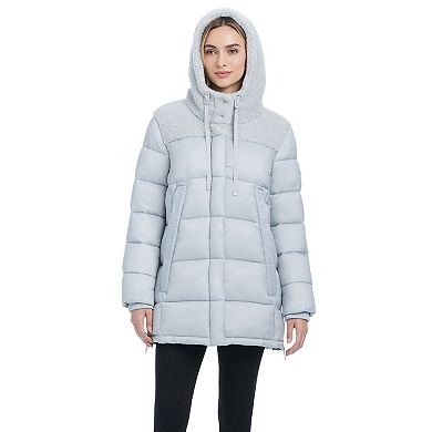 Women's Modern Supply by Sanctuary Hooded Long Puffer Coat