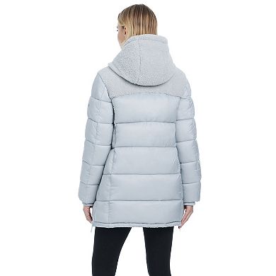 Women's Modern Supply by Sanctuary Hooded Long Puffer Coat