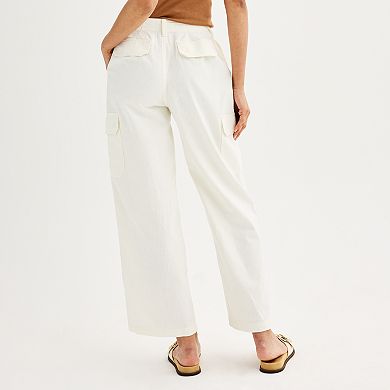 Women's Sonoma Goods For Life® Linen Blend Cargo Pants