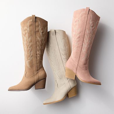 LC Lauren Conrad Nadilynn Tall Western Women's Boots
