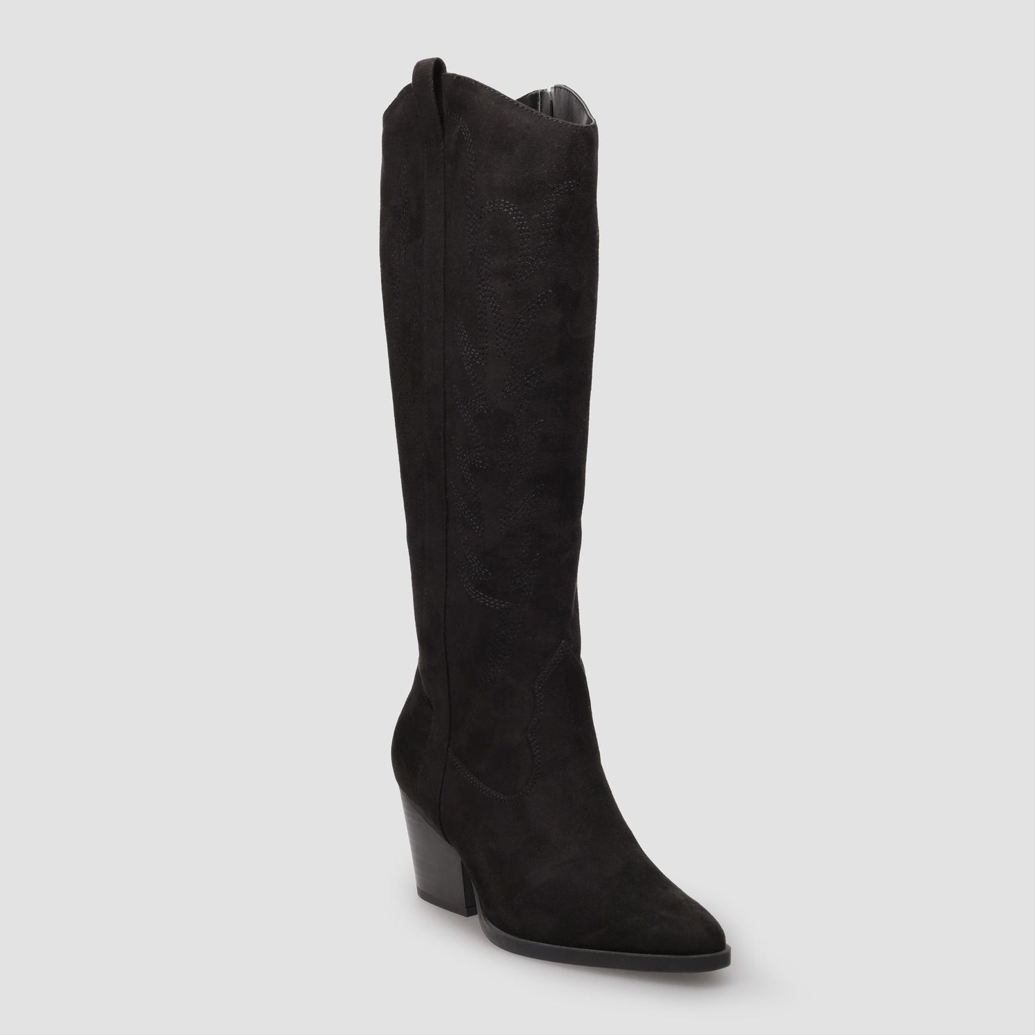 Женские ботинки LC Lauren Conrad Nadilynn Tall Western, цвет: Чёрный