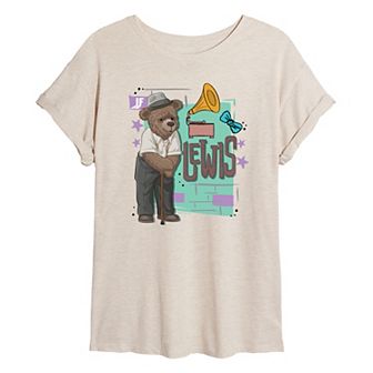 Juniors' IF Movie Lewis Oversized Tee