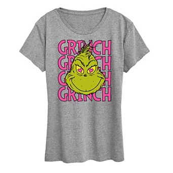 Women's Grinch Stacked Graphic Tee