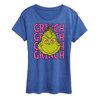 Women's Grinch Stacked Graphic Tee