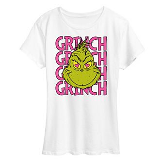 Women's Grinch Stacked Graphic Tee