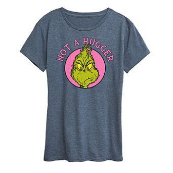 Women's Grinch Not A Hugger Graphic Tee